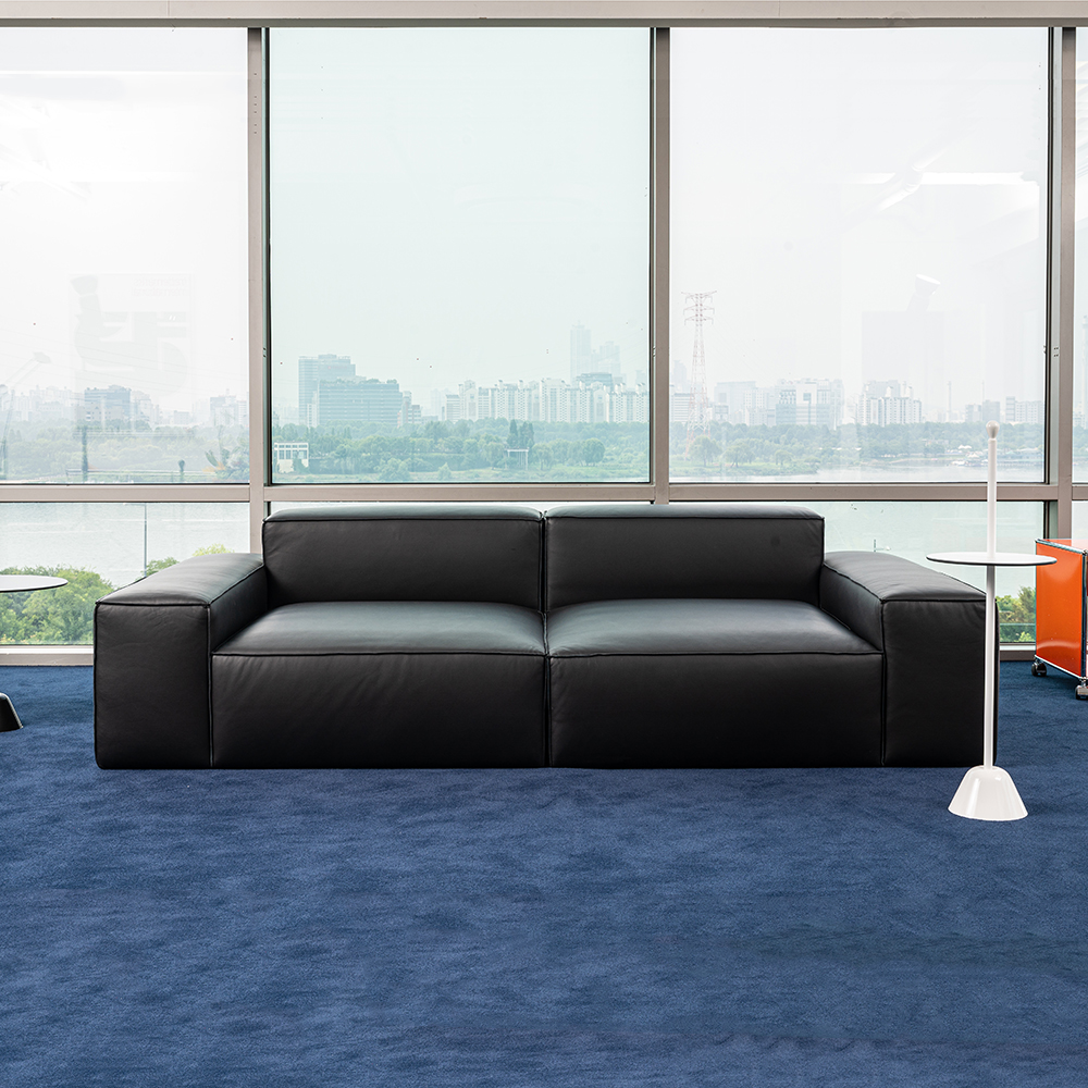 [가죽소파]이태리내추럴 통가죽 천연면피 소가죽소파(전체가죽)  모듈소파 PH.9 4인용쇼파