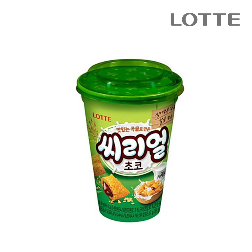 비스킷 롯데 씨리얼 초코컵 89g/쿠키 : 땡마트