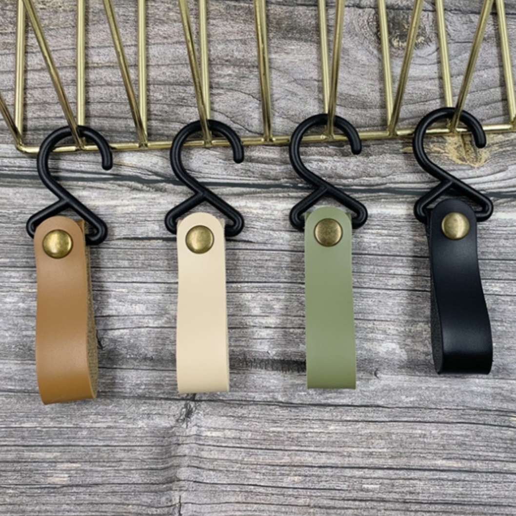 가죽 감성 인디언 행어 고리 캠핑용 행거 고리 후크 컵 소품 걸이 솔캠 혼캠 차박 카라반