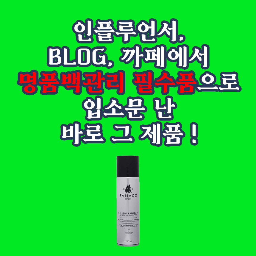 신발방수스프레이 신발클리너 사용후 필수품 프랑스산 - 상세 이미지 2