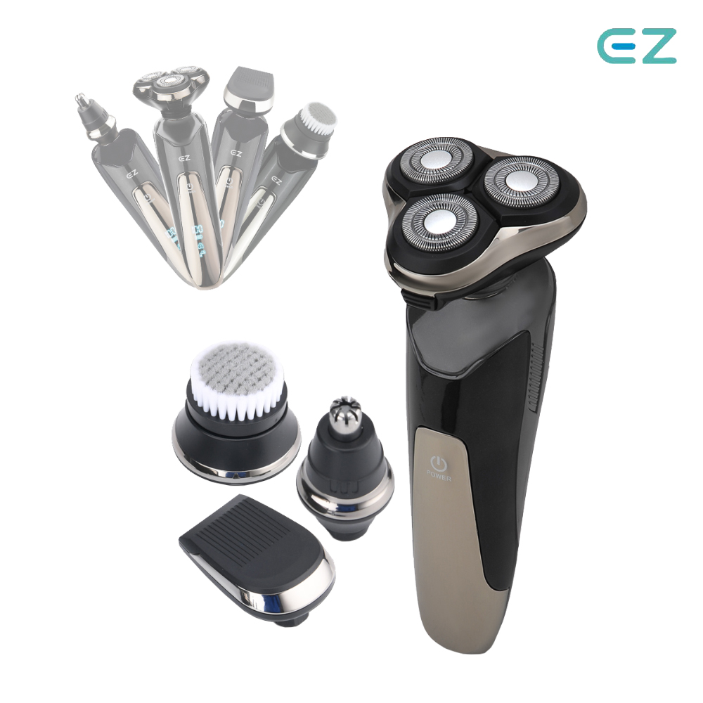 올인원 남자 전기 전동 면도기 수염 트리머 코털제거기 클렌징브러쉬