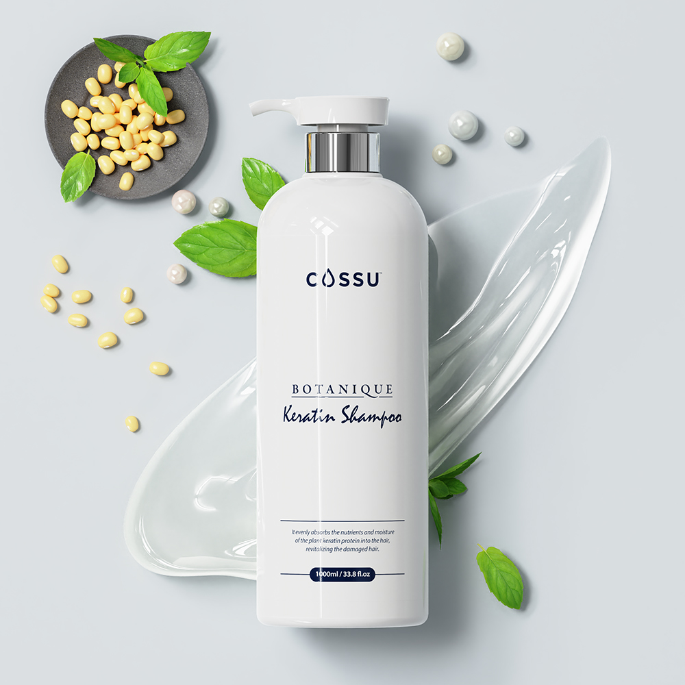 코쉬 보타니끄 케라틴 샴푸 1000ml 극손상모발 약산성 대용량 미용실샴푸 - 상세 이미지 2
