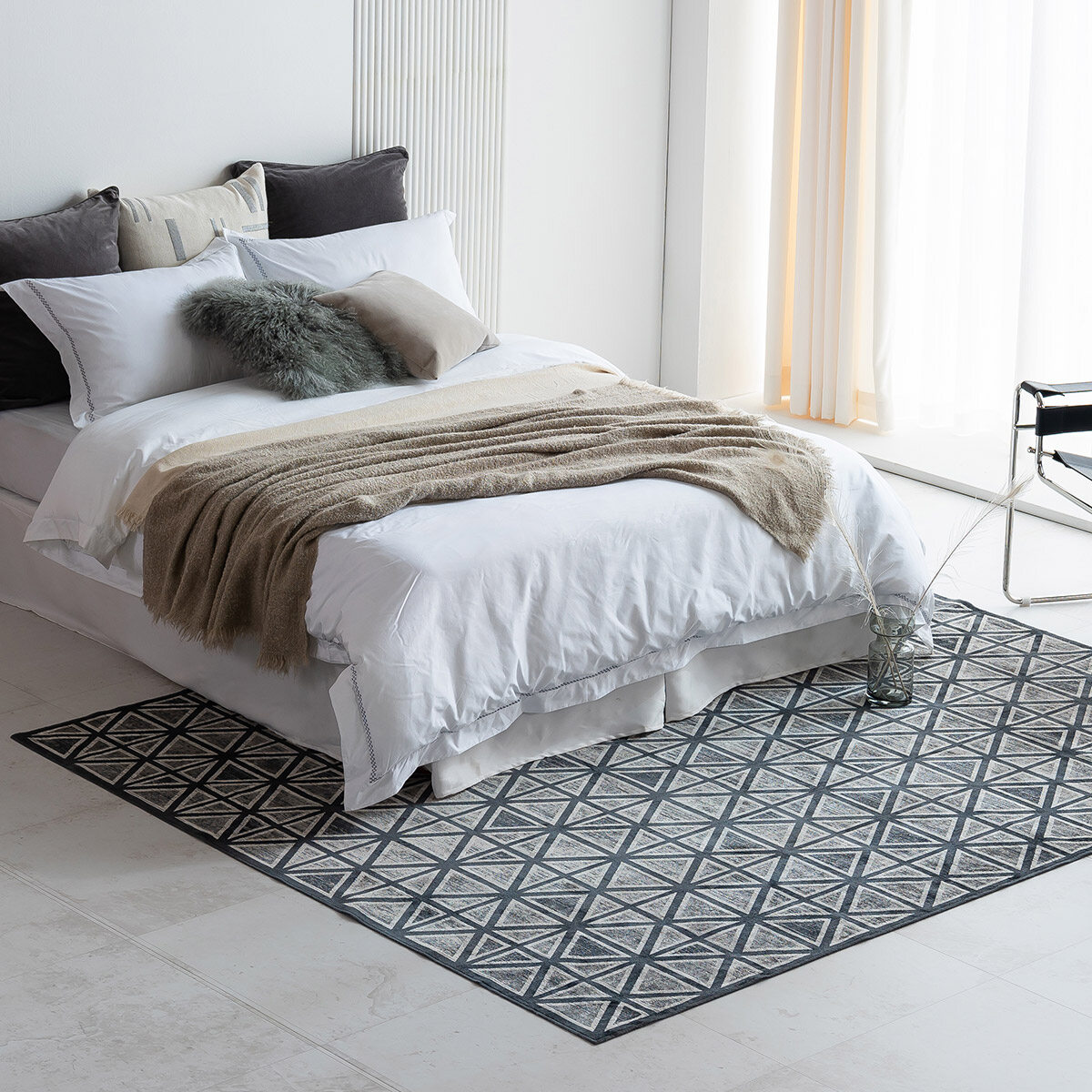 (50프로 SALE멀티러그 증정)더메종 벨기에 프리미엄 자카드 카페트세트(점보특대형)