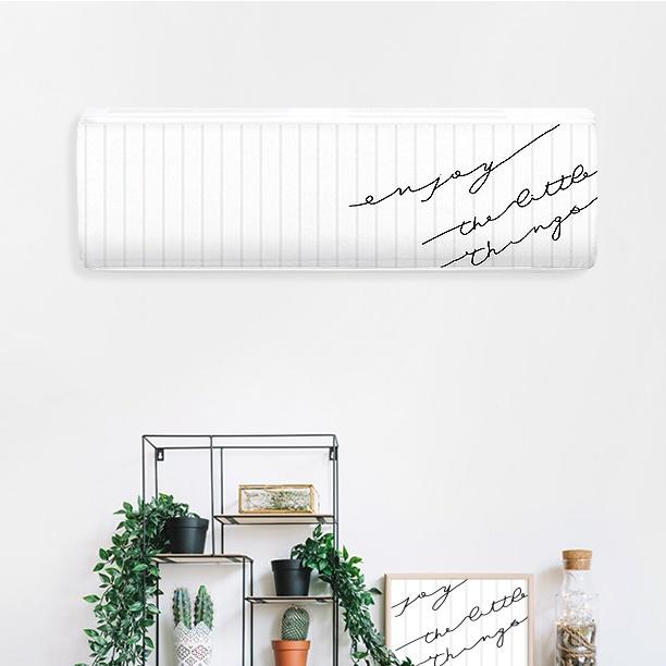 벽걸이 에어컨 덮개 에어컨 보관 커버 케이스 차단막 덥게 쉴드 에어컨 차양막 가리개 고급