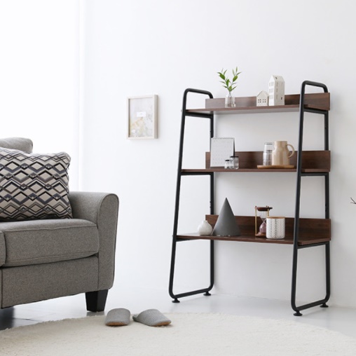 인테리어 장식장 엔틱장식장 상패 트로피 오크 빈티지 오픈 수석 철제 원목 도자기 진열장