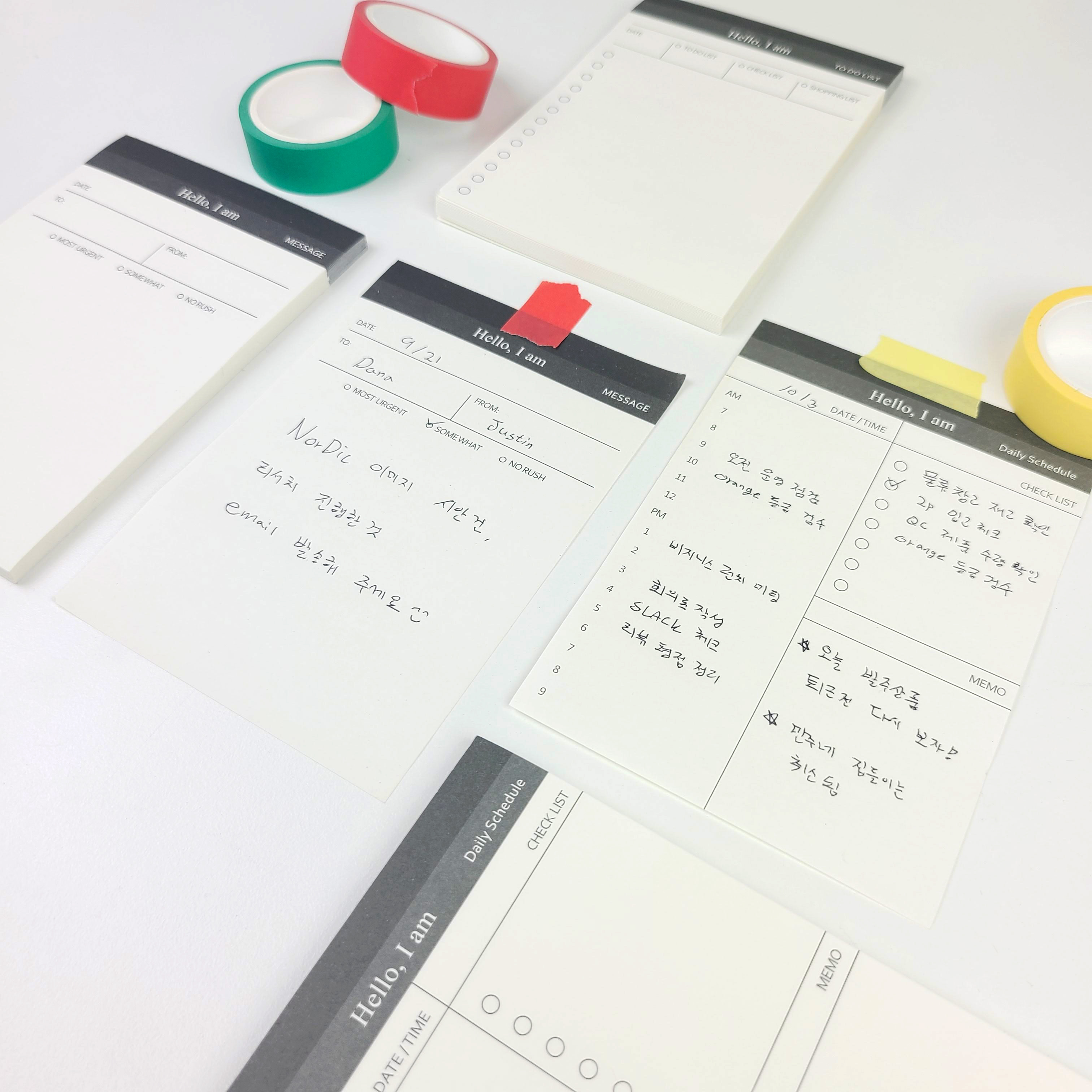 투두리스트 오늘공부 시간계획표 하루계획표 다이어트일지 데일리플래너 뜯기형 TodoList - 상세 이미지 4