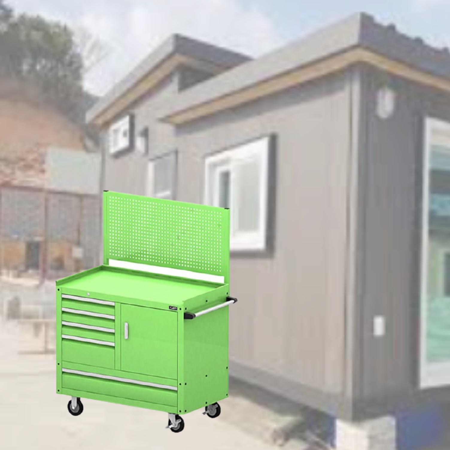 이동식 야외 간이 농막 전원 주택 창고 농기구 보관함