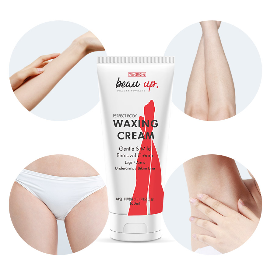 뷰업 퍼펙트바디 왁싱크림 160ml 2개 구성 셀프왁싱크림 남자다리털제모 - 상세 이미지 3