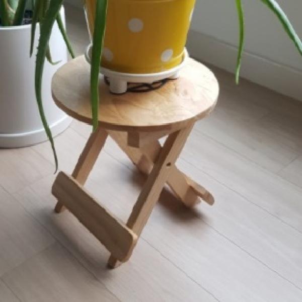 원형 접이식 캠핑용 선반 폴딩 아이스박스 받침대 쿨러 스탠드