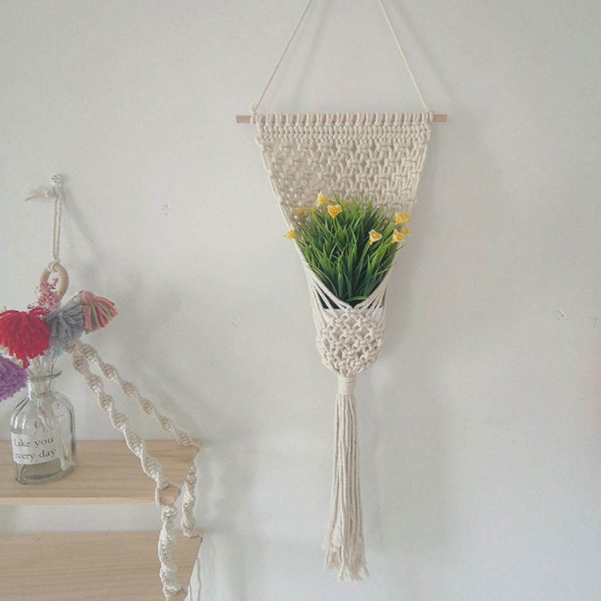 마크라메 드림캐쳐 월행잉 벽장식 마크메라 마끄라메 거실 빈티지 마크라메 가리개 테피스트리