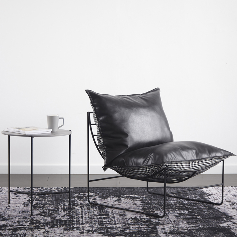 미니멀리즘 철제 프레임 1인 2인 3인 패브릭 쇼파 거실 침실 카페 매장 의자