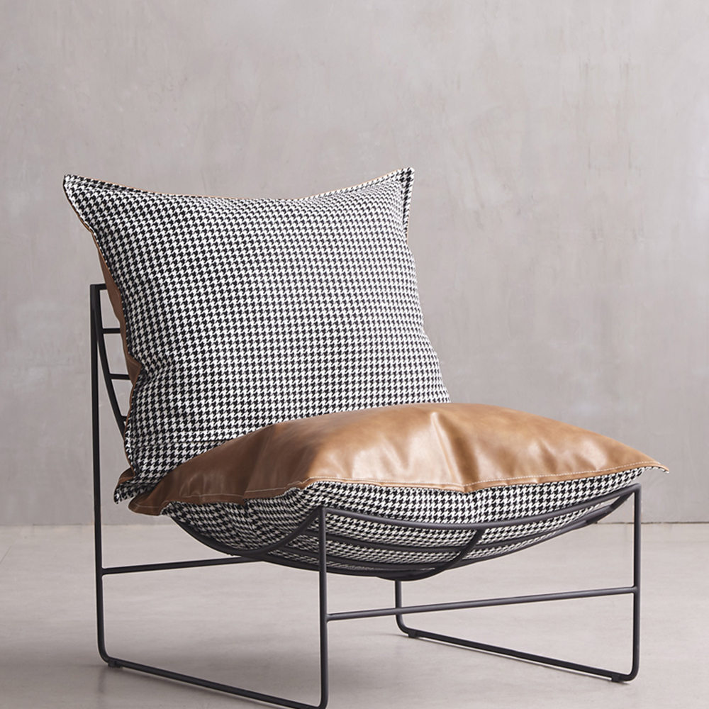 미니멀리즘 철제 프레임 1인 2인 3인 패브릭 쇼파 거실 침실 카페 매장 의자