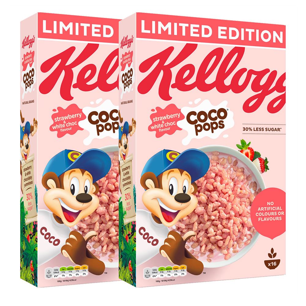 켈로그 코코팝스 스트로베리 Coco Pops 480g x2 : 슈드비직구