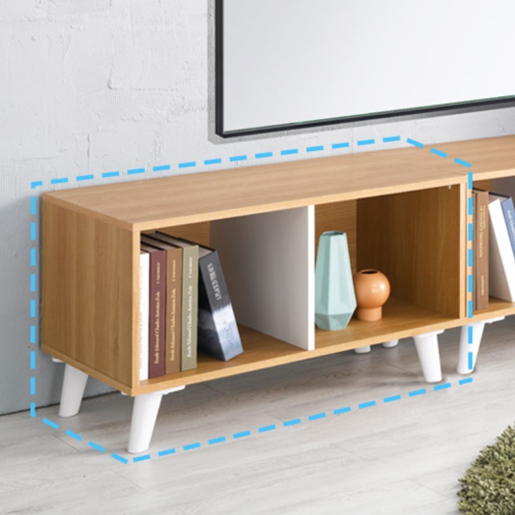 고급 원룸 오픈 책장 화이트 거실장 티브다이 안방 티비장 미니 티비다이 월넛 빈티지 800