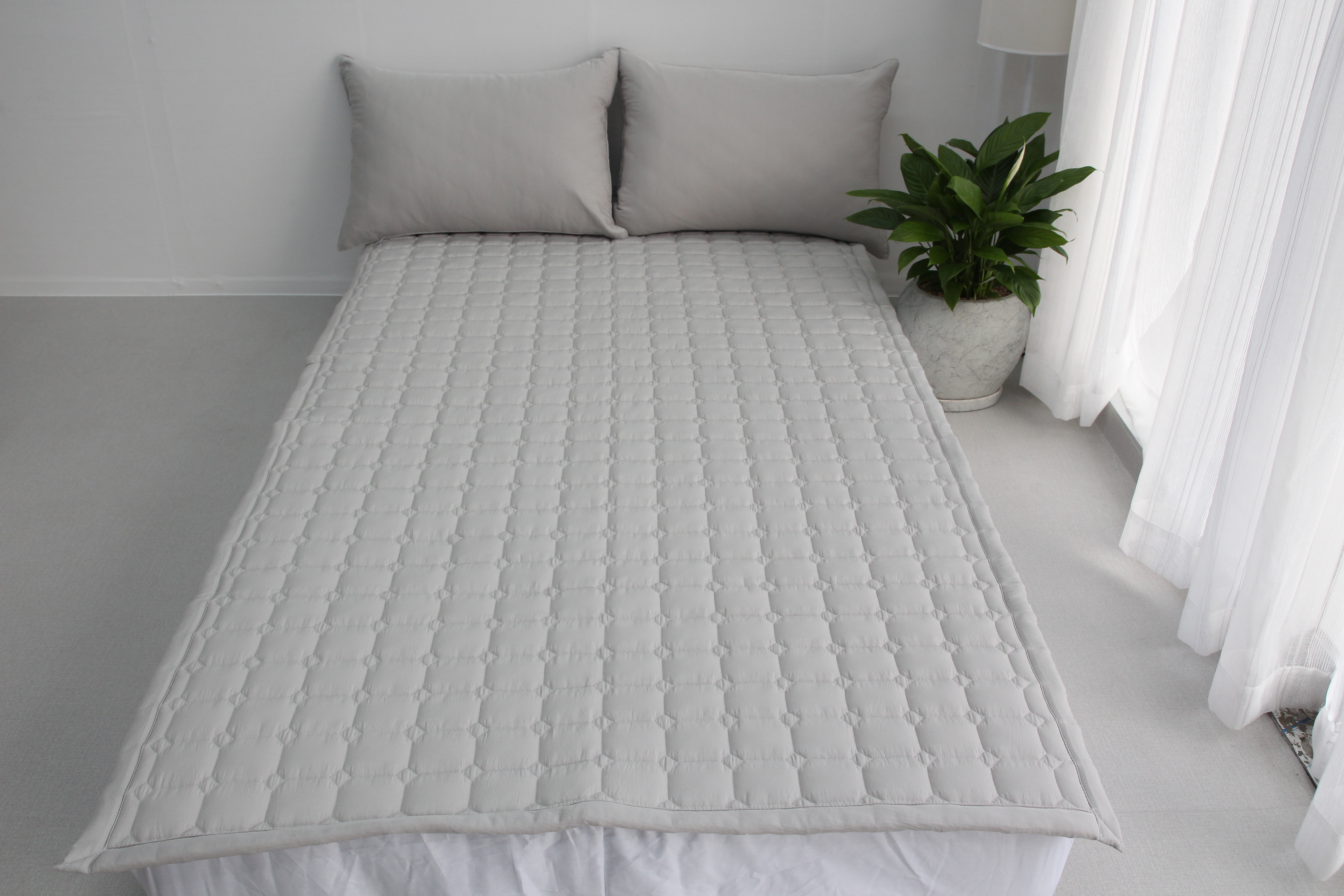 에뉴모달 큐브모달 도톰한 밴드 고정밴딩 침대패드 SS