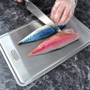 스텐락 올스텐 도마 304J1 (330x281x2.5mm) 국산 초경량 항균 간편세척 - 상세 이미지 2