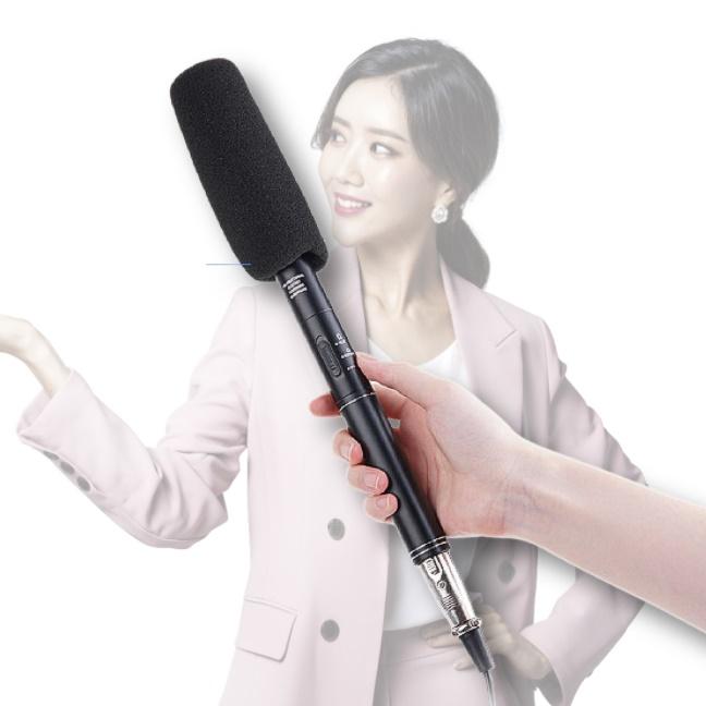 야외용 리포터 인터뷰 마이크 야외방송마이크 행사 방송용 마이크