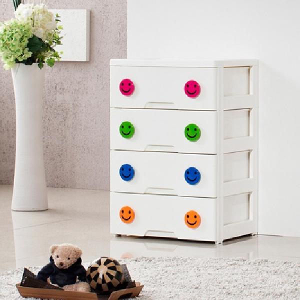 4단 아기옷수납장 유아 장난감 수납장 미니카 자동차정리대 장난감정리장