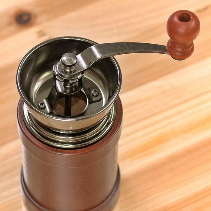 휴대용 빈티지 원두믹서기 커피 맷돌 그라인더 그라인 캠핑용 엔틱 커피콩가는기계