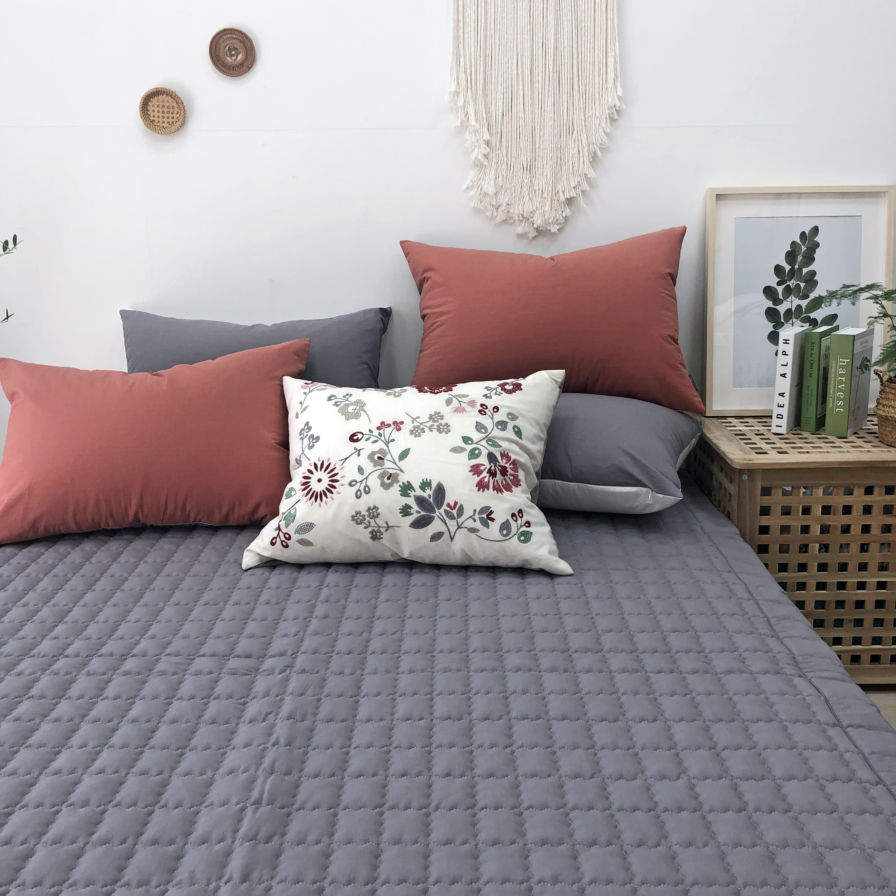 사각사각 바이오워싱 고밀도 순면 미끄럼방지 침대 패드 SS