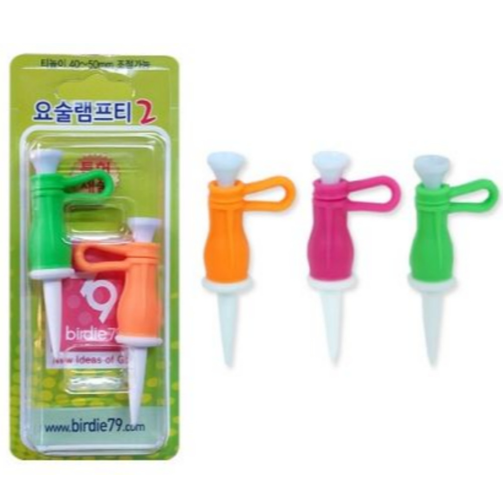 필드용 실리콘 골프티꽂이 숏티 롱티 40mm 45mm 50mm 60mm 실리콘티 세트 - 상세 이미지 5