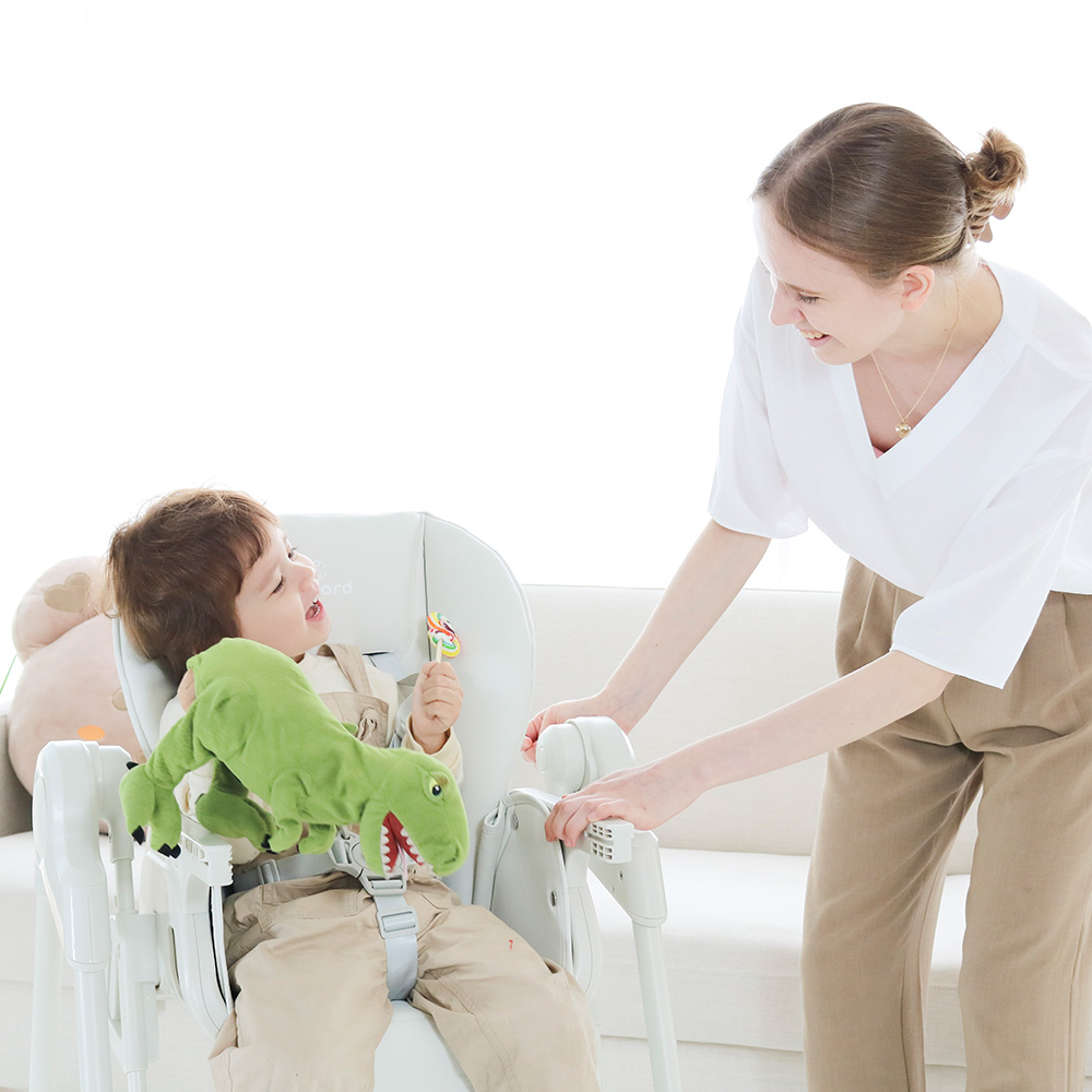 아가드 토스비 스윙 하이체어 아기 식탁의자 유아 바운서