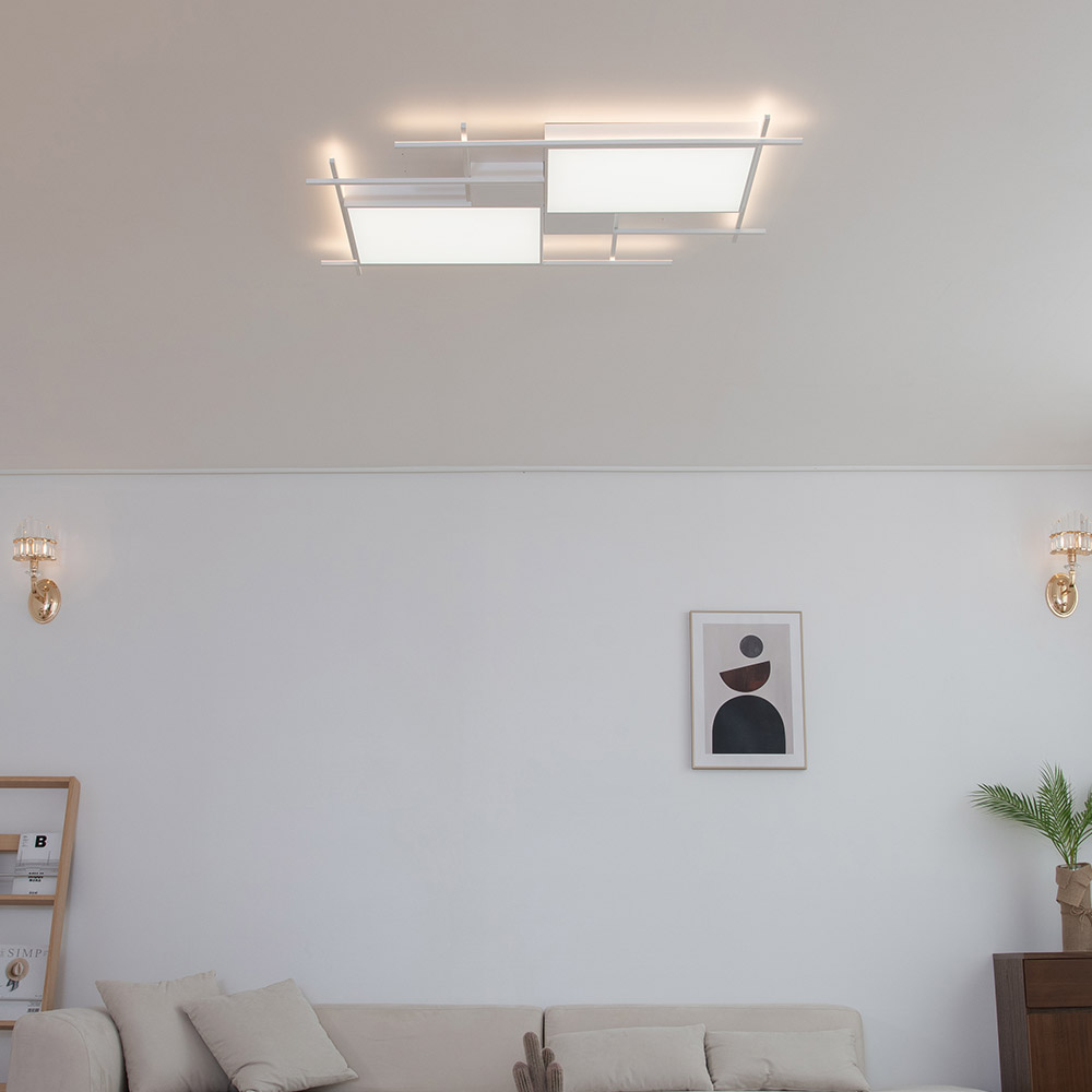 LED 뮤스 거실등 120W 블랙 - 상세 이미지 5