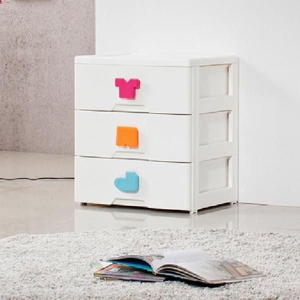 3단 아기옷수납장 장난감정리장 유아 장난감 수납장 미니카 자동차정리대