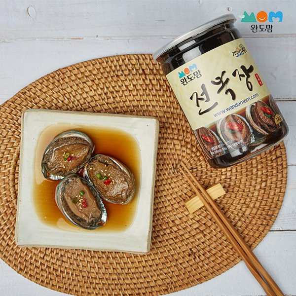 완도맘 전복장 1kg 짜지않고 맛있는 밥도둑 반찬