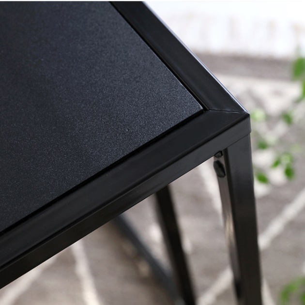 ㄷ자테이블 침대용 테이블 베란다책상 얇은 서브 탁자 소파뒤책장 현관협탁 미용실 티테이블