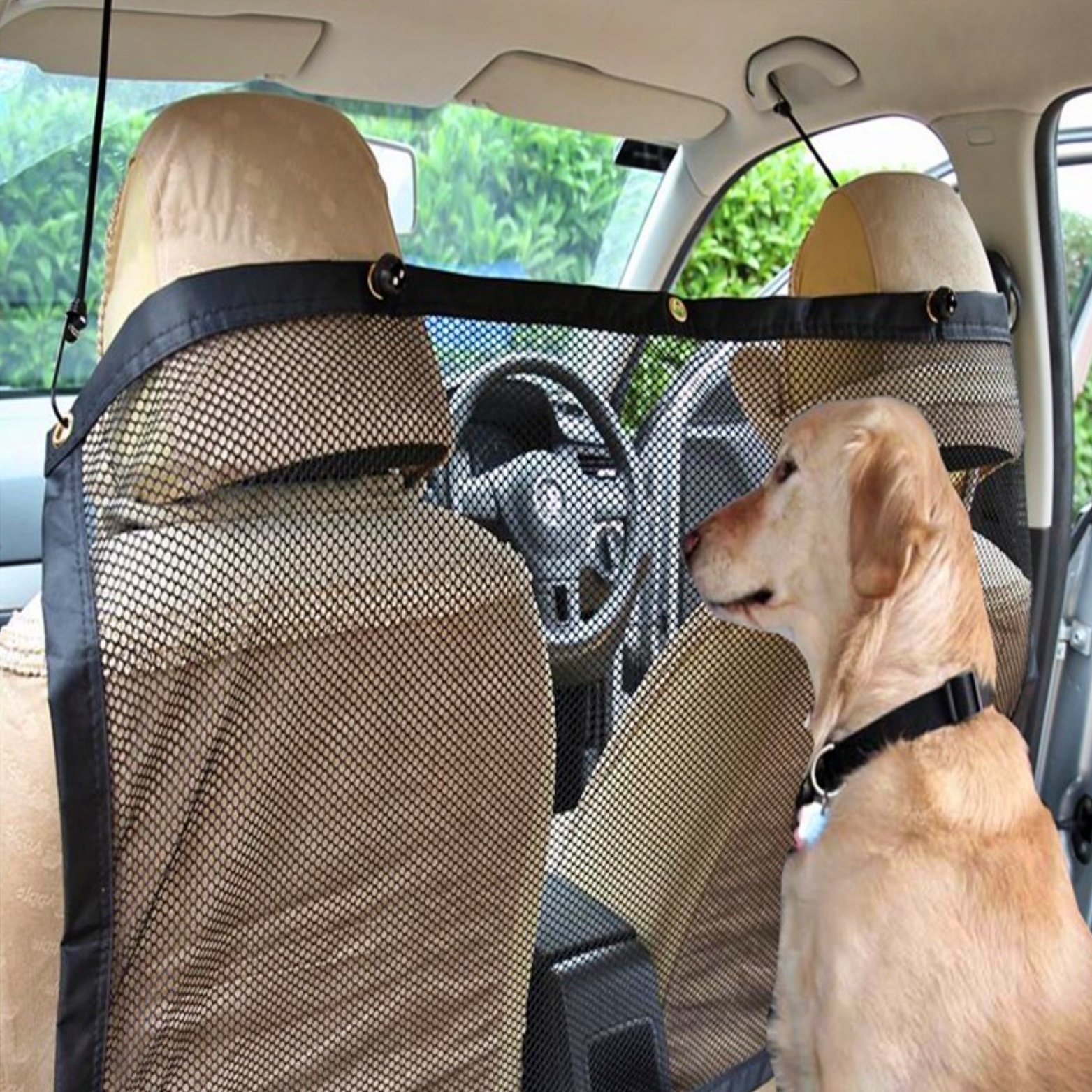 차량용 개벽 반려견 칸막이 대형견 안전문 개문 강아지중문 베란다견문 강아지 안전망 휀스