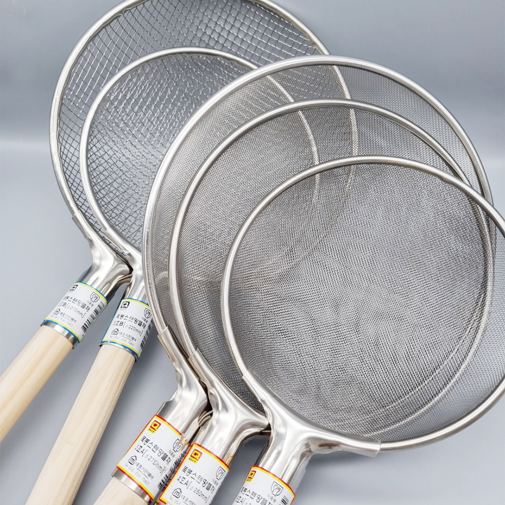 대흥 목봉 스텐 건지기 거름망 튀김 뜰채망 국수망