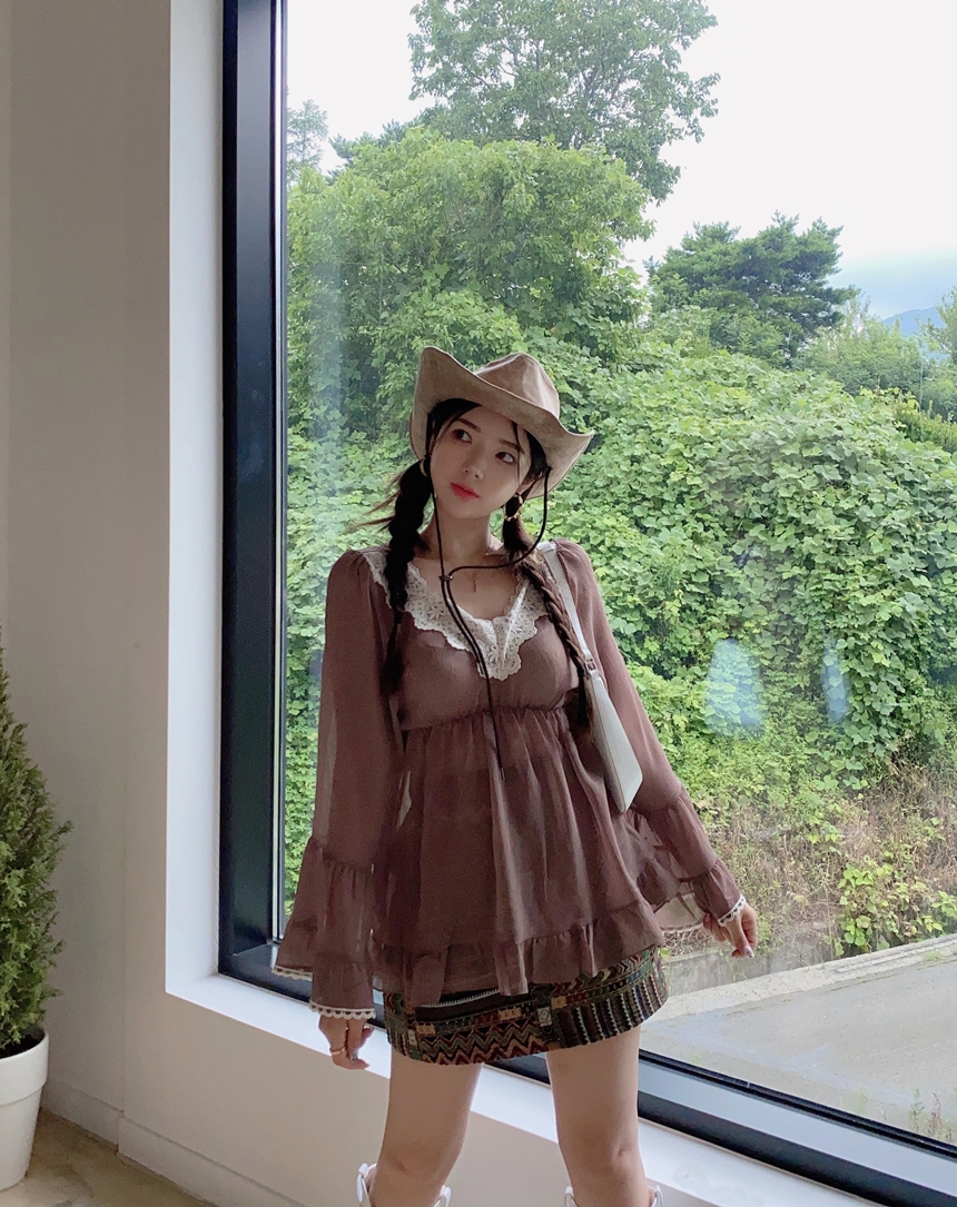 웨스턴 카우보이 페도라 모자 2color 상세 이미지 35