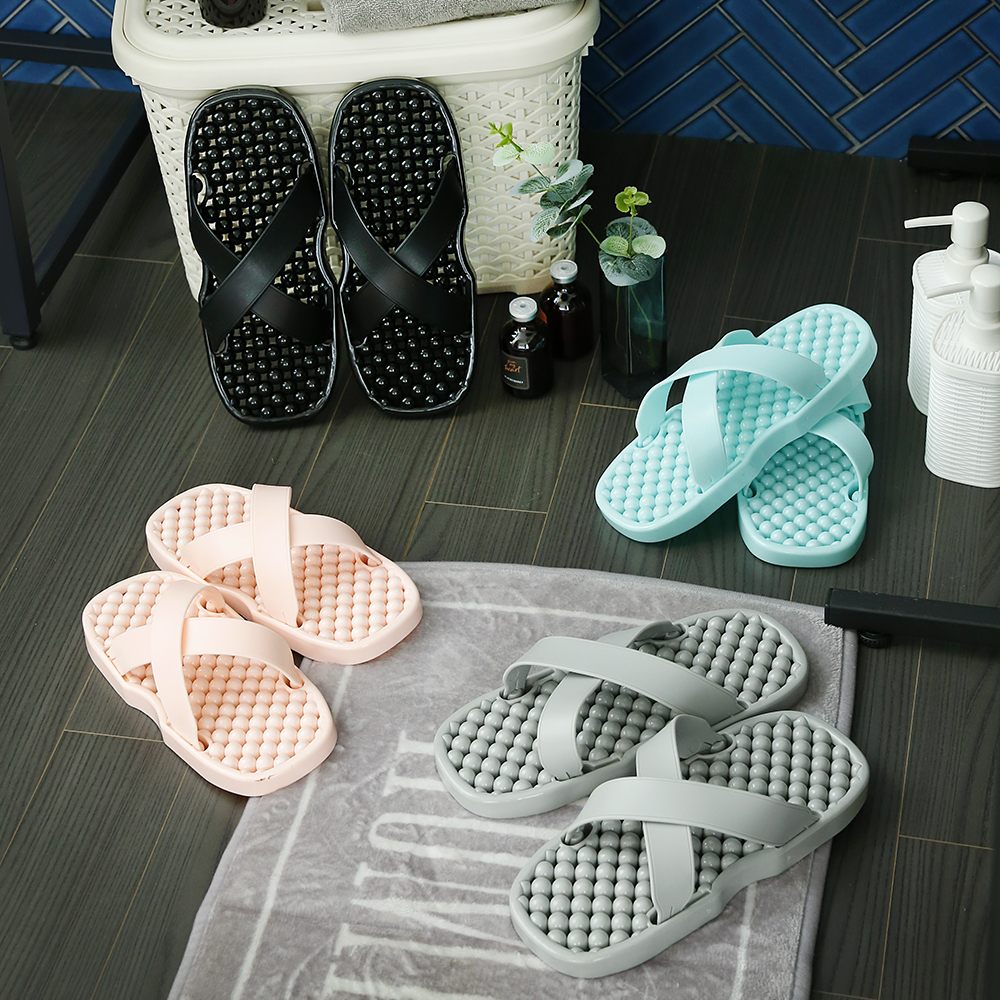 물빠짐 양방향 욕실화 욕실 베란다 화장실 양면 PVC 지압 슬리퍼 다용도 실내화