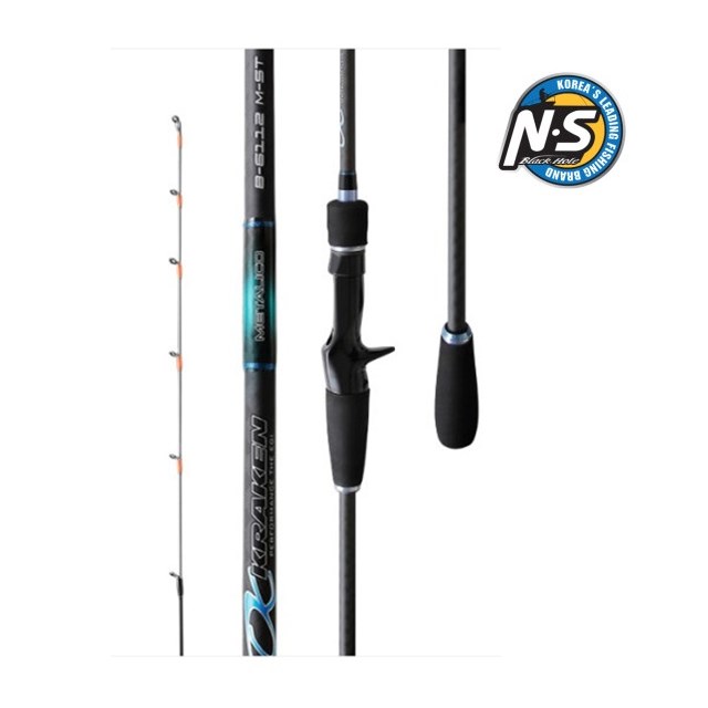 NS 엔에스 블랙홀 크라켄 메탈리코 한치 낚시대 한치로드 스피닝 S-762M-ST - 상세 이미지 2