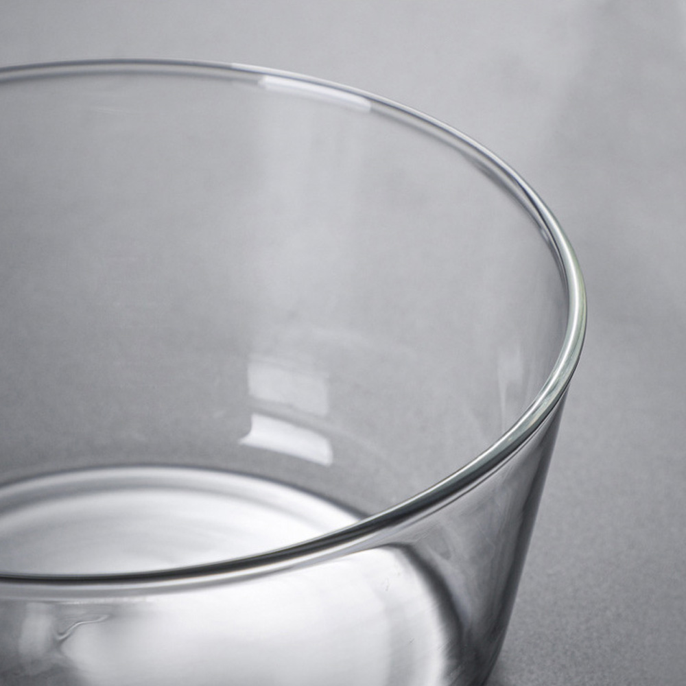 UH 우드 손잡이 유리 샐러드볼 시리얼 요거트 그릇 500ml - 상세 이미지 2