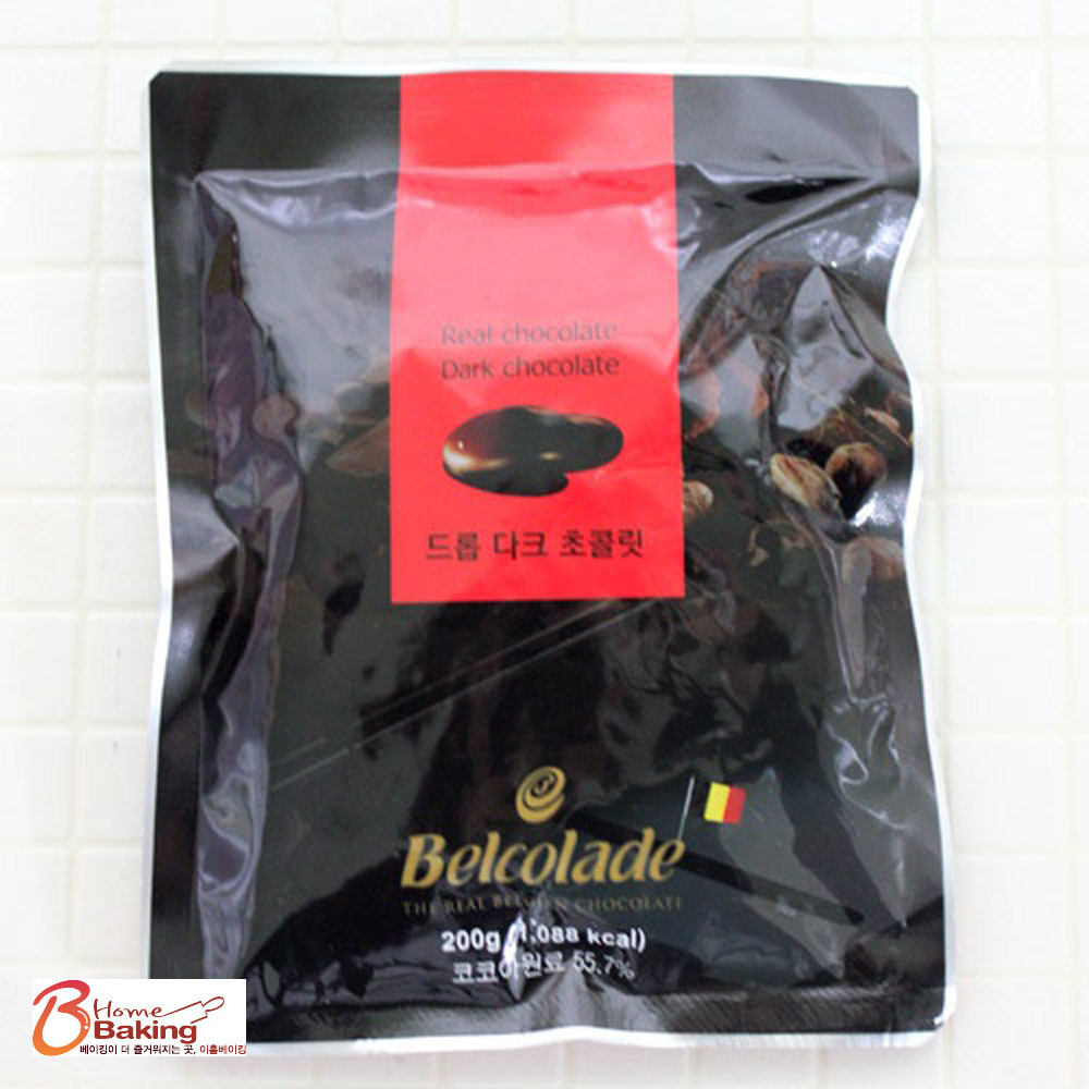 벨코라도 다크(론도200g) 파베만들기 발렌타인 초콜릿재료 초콜렛 커버춰 - 메인 이미지