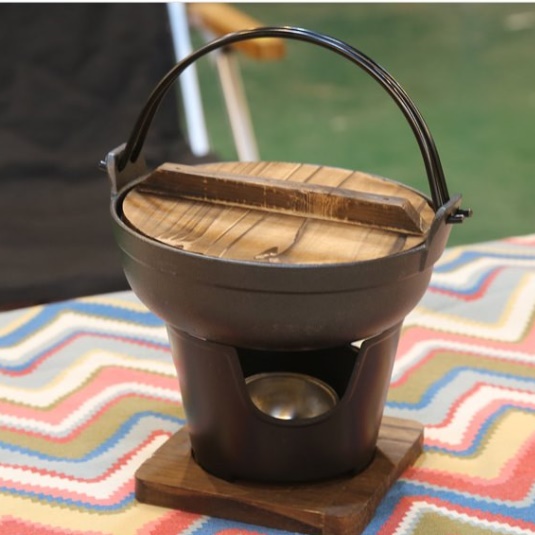 감성 캠핑용 미니화로 세트 캠핑 주물화로 개인 일인 화덕 전통 일식 화로 야외용 고기불판