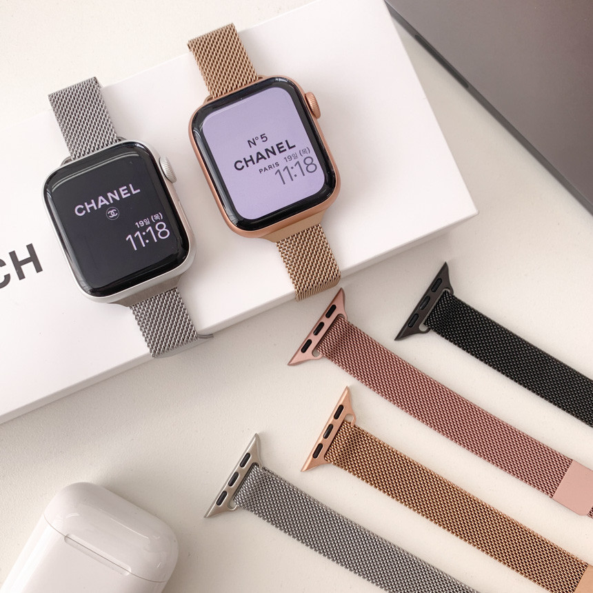 스마트워치 메탈 스트랩 베젤링 필름 워치 38mm 40mm 41mm 밴드 13종 모음 상세 이미지 7