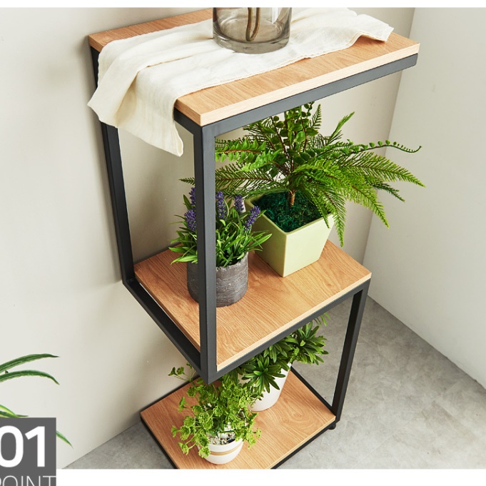 화분테이블 모듈 높은 사이드테이블 장식테이블 소파 보조 디자인 협탁 선반 쇼파 뒤 책장