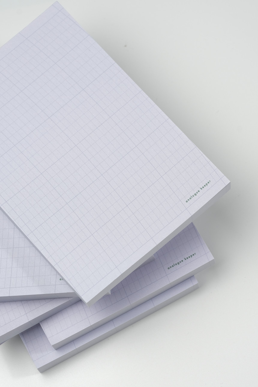 Analogue Keeper Oval Grid Memo Pad (4 options)