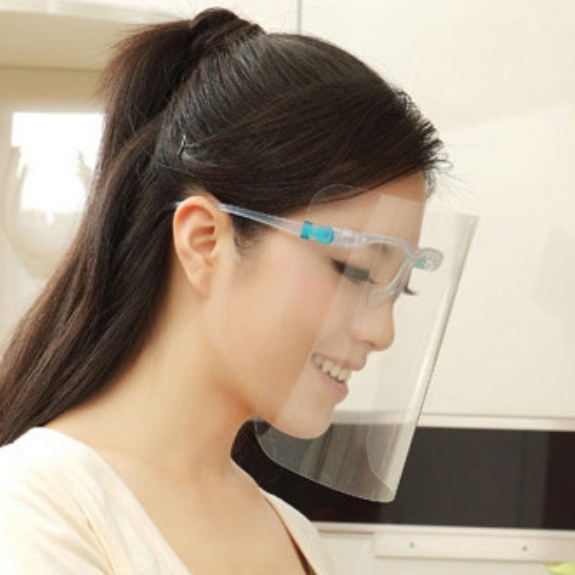 투명 얼굴 가리개 얼굴 가림막 요리용 마스크 식당용 음식점