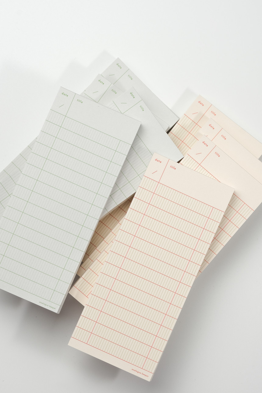 Analogue Keeper Checklist Memo Pad (2 colours)