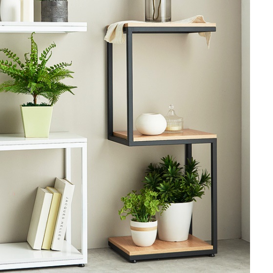 화분테이블 모듈 높은 사이드테이블 장식테이블 소파 보조 디자인 협탁 선반 쇼파 뒤 책장