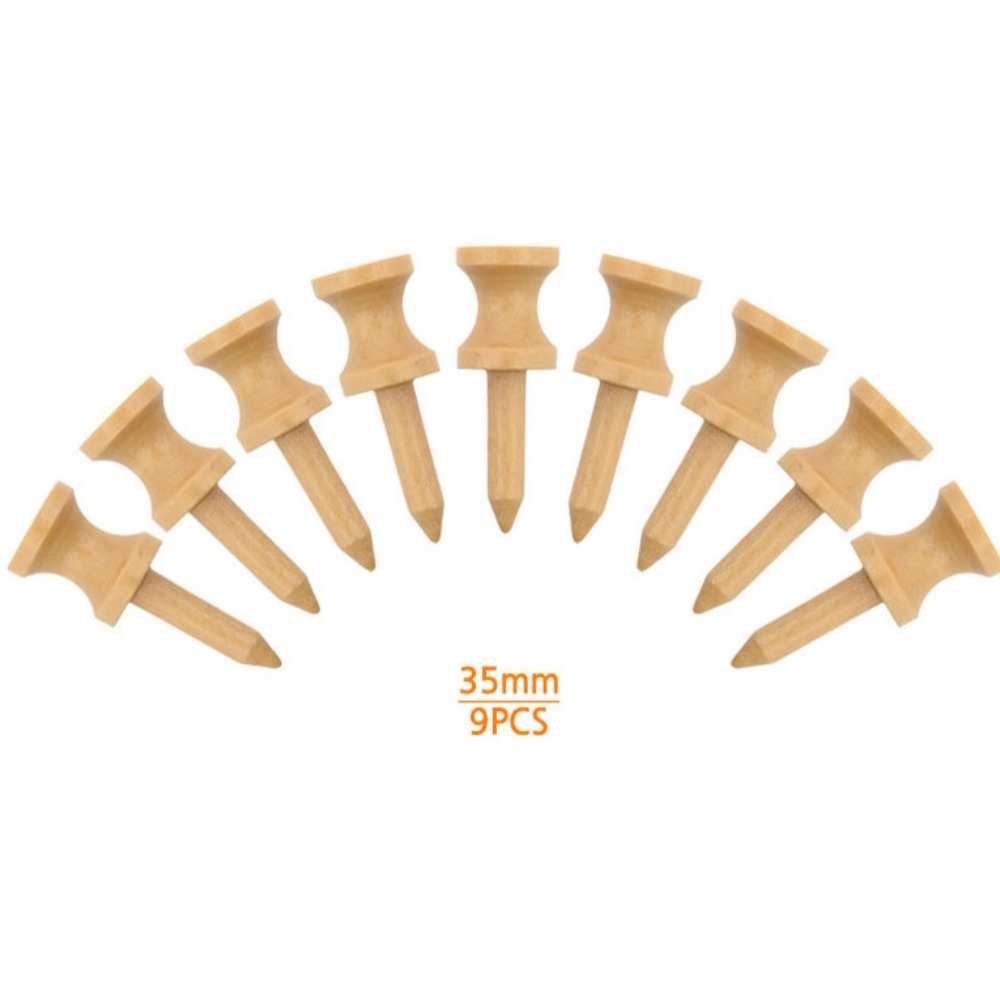 우드 골프티꽂이 나무 필드용 골프 tee 숏티 롱티 35mm 83mm 세트 필드용품 - 상세 이미지 5