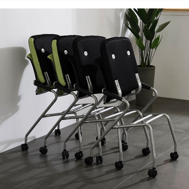 공부하기좋은 시원한 도서관 의자 중학생의자 고등학생의자 메쉬 고정 낮은 책상 - 상세 이미지 3