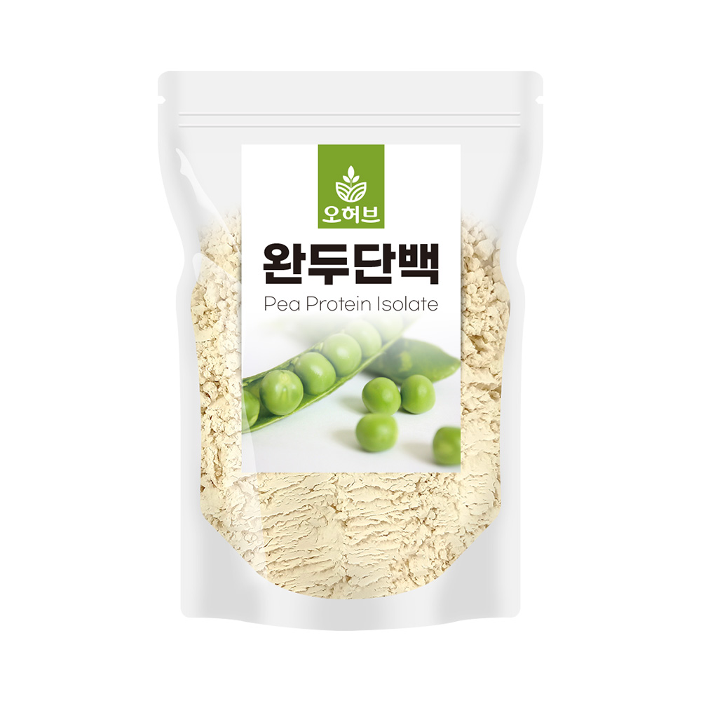 완두콩단백질 500g 식물성단백질 프로틴 보충제 파우더 비건단백질 가루 NON GMO 이미지 3