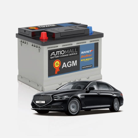 (당일출장) 제네시스 G90 배터리 델코 AGM105L(연식 21년12월까지)
