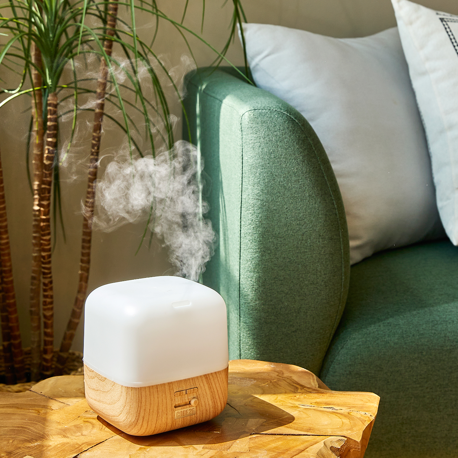 코드26 필터없는 원룸 사무실 휴대용 탁상용 책상 미니 무드등 가습기 AHF400WO