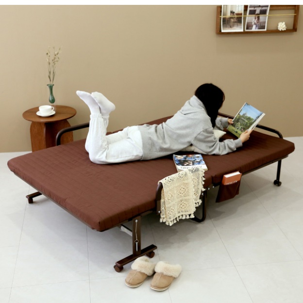 기능성 접히는 휴게실 사무실 침대 이동식 이동 간편 이동형